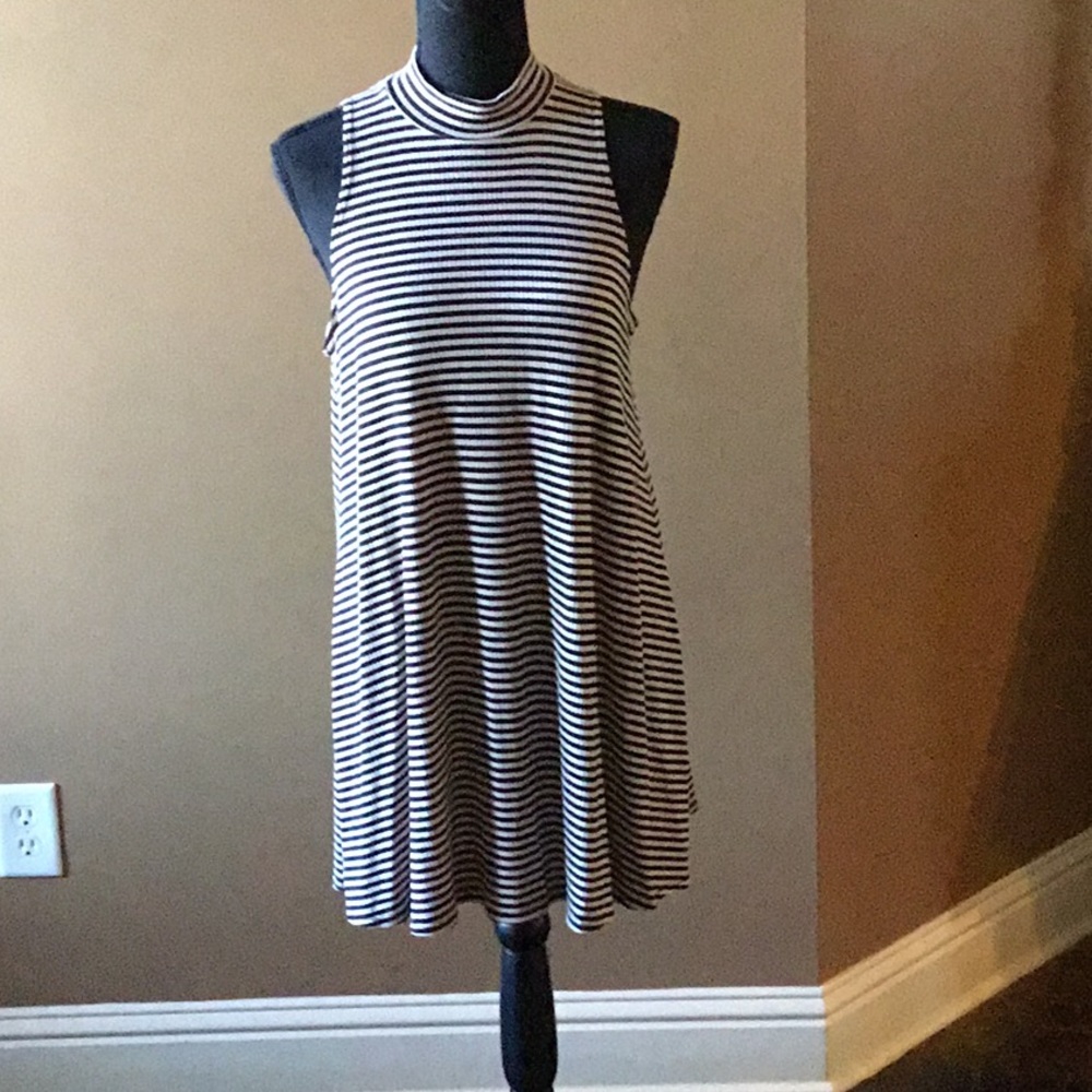 Striped Sleeveless Dress